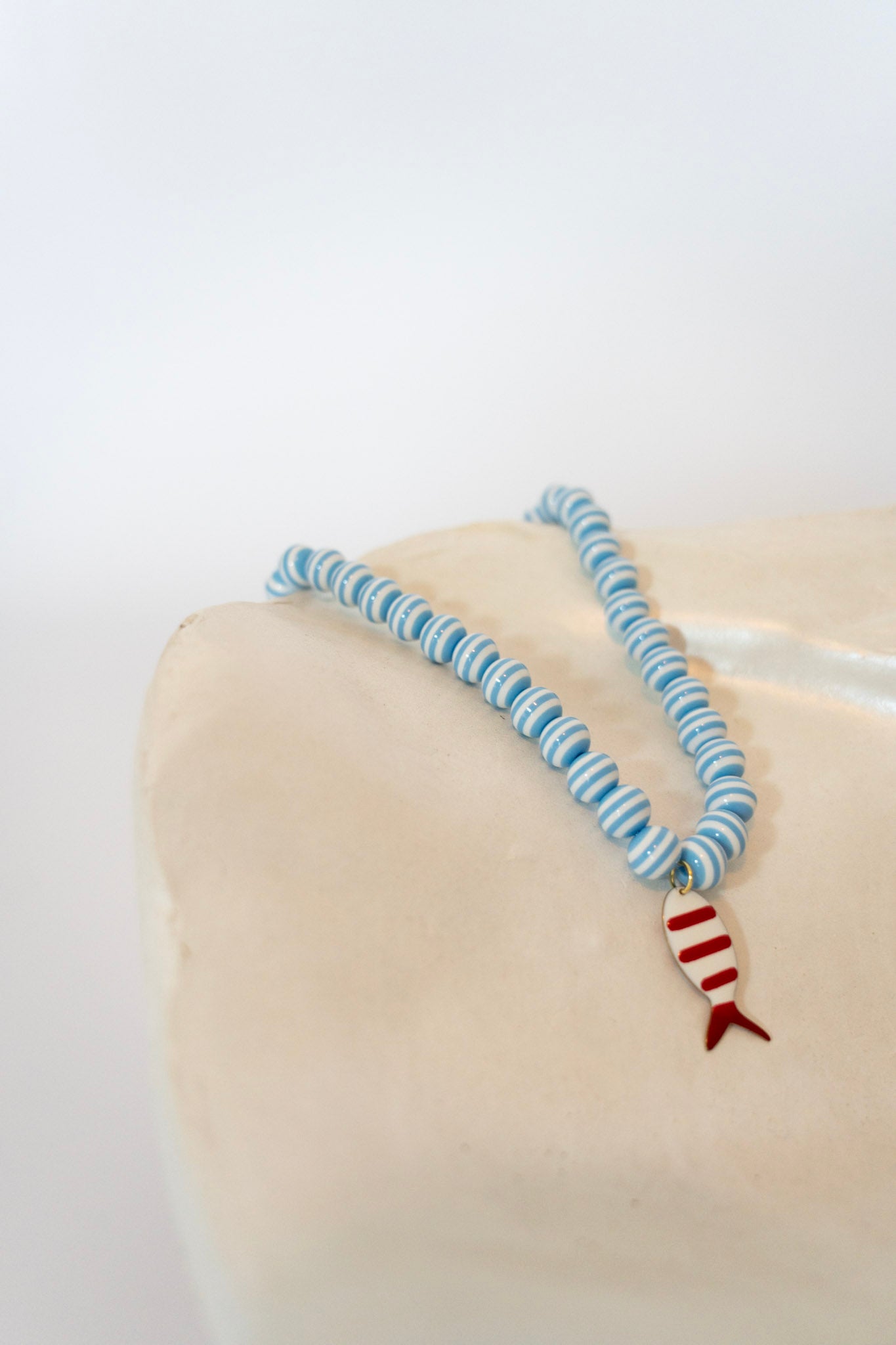 Seaside Catch Beaded Necklace