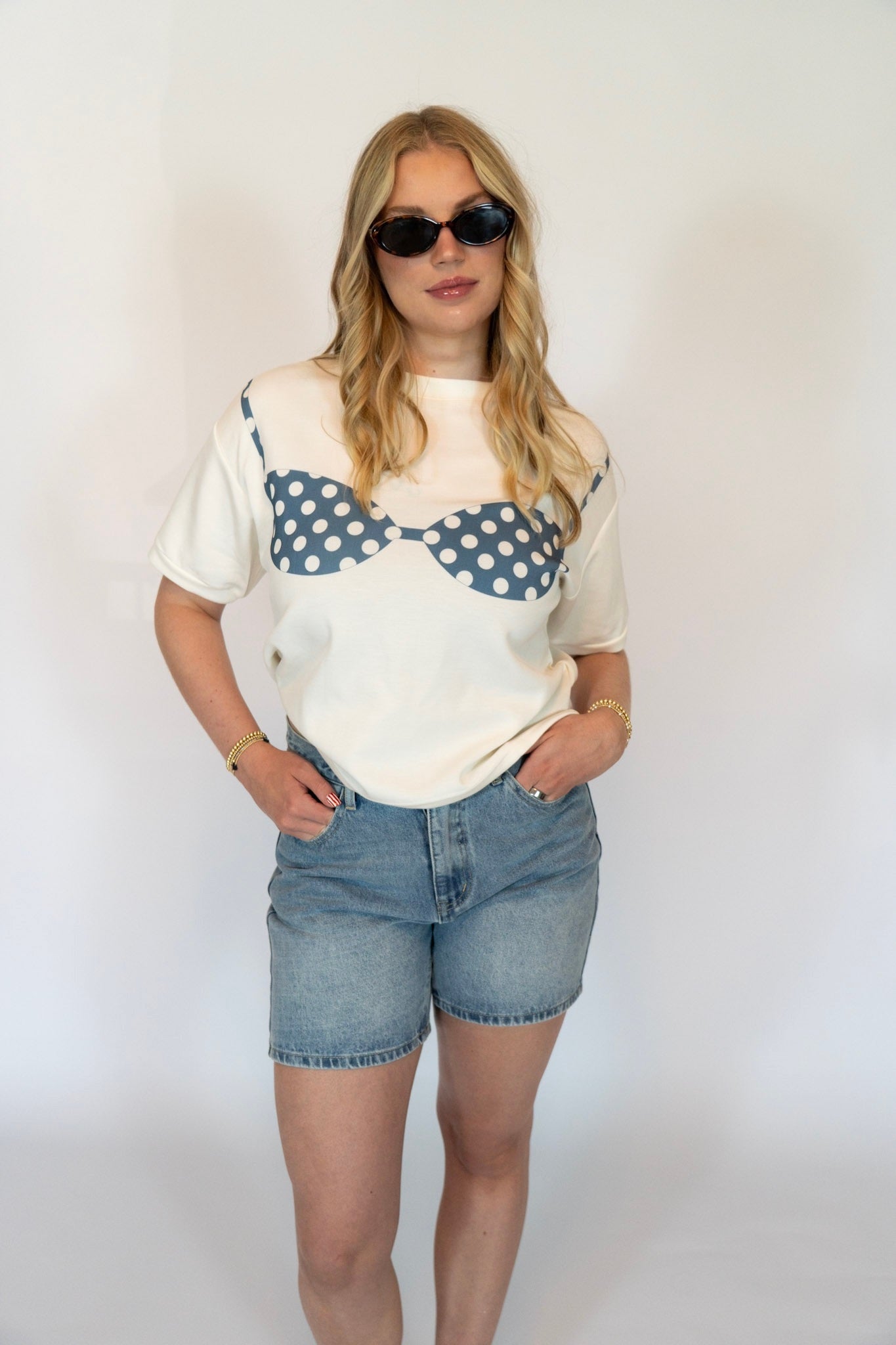 Daydream Polka Dots Bikini Tee