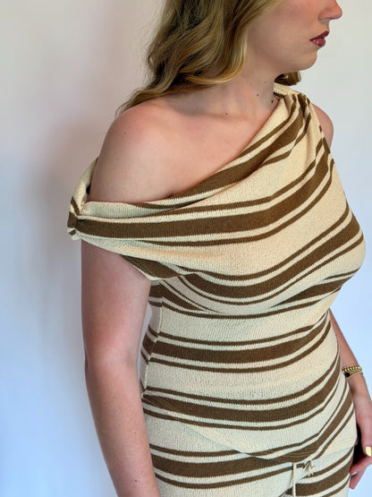 Drift Stripe Knit OTS Top