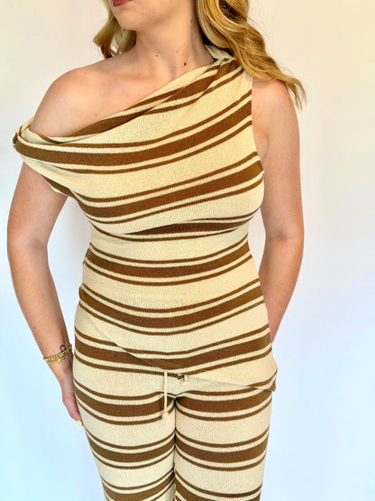 Drift Stripe Knit OTS Top