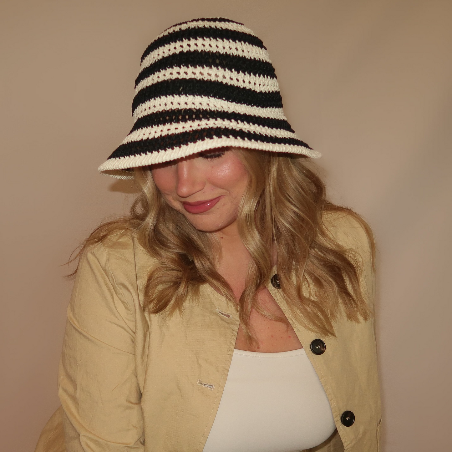 The Striped Woven Hat