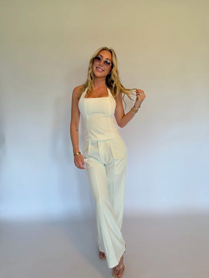 Line Wide Leg Trousers