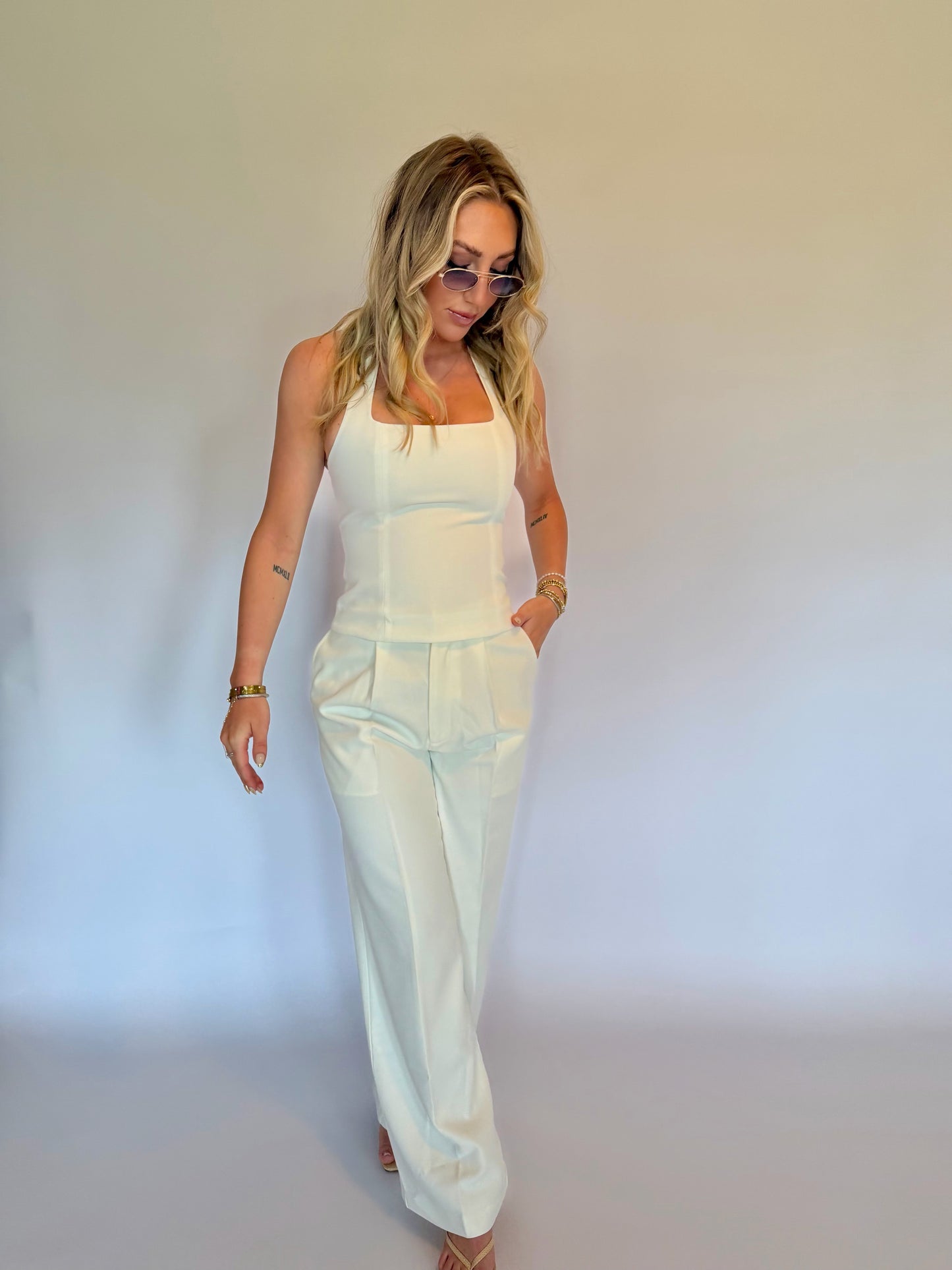 Bay Tailored Halter Top