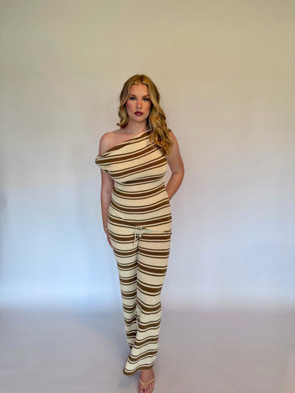Drift Stripe Knit OTS Top