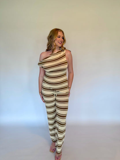 Drift Knit Stripe Pant
