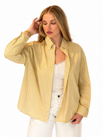 Off Duty Oversized Stripe Shirt