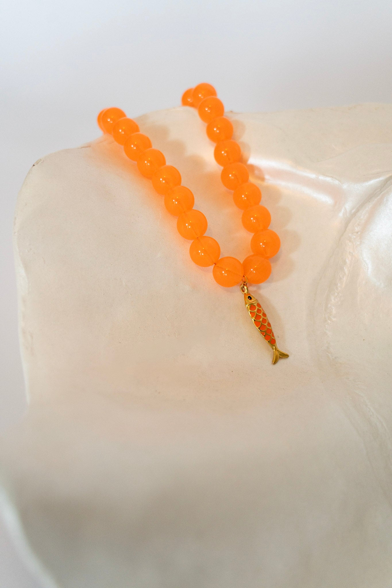 Sunset Catch Beaded Necklace