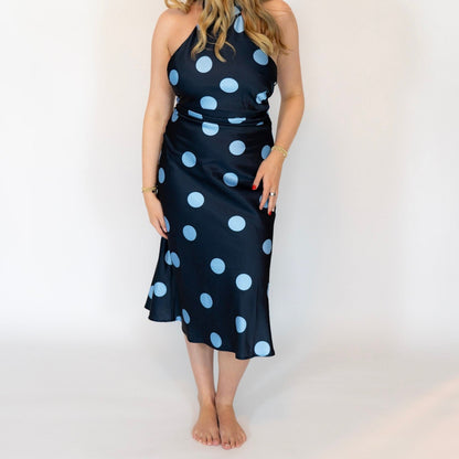 Mood Tide Polka Dot Maxi Dress