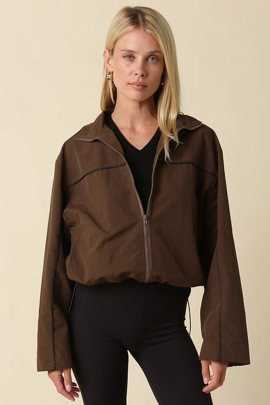 Sporty Zip-Up Jacket